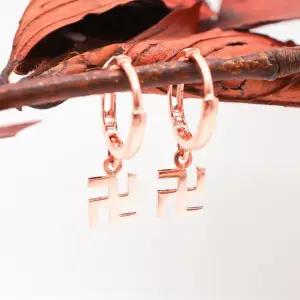 14k 만자 원터치 귀걸이 OPNIE0386-1