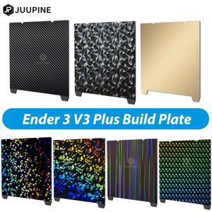 Ender 3 V3 Plus 빌드 플레이트 310x315 PEI 시트 액세서리용 양면 강판