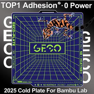Bambu Lab 빌드 플레이트 PLA Bed A1 Mini X1C P1S 업그레이드 콜드 양면 슈퍼 접착 용 Juupine GECO