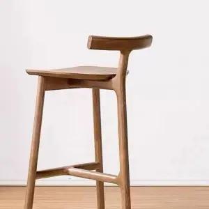원목 바 의자 라운지 높이 월넛