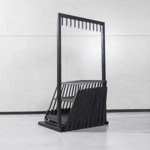 타일 전시대 꽂이 샘플 자재 슬라이딩 진열장 거치대