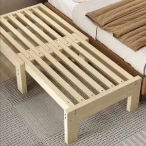 원목 평상형 침대 프레임 배드 확장 베드 침대프레임 사이드