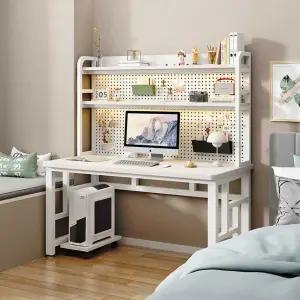 타공 책상 프레임 서재 세트 전면 데스크탑 PC