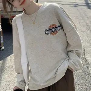 맨투맨 오버핏 여성 티 기모 예쁜 데일리 캐쥬얼 셔츠