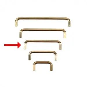 가구 심플 골드 ㄷ자봉 2구 손잡이 부속 선택 128p