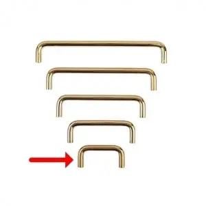 가구 심플 골드 ㄷ자봉 2구 손잡이 부속 선택 64p