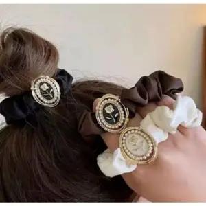 머리 밴드 당고 세트 예쁜 포니테일 헤어 곱창 끈 2개