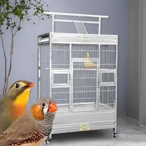 대형 앵무새 둥지 케이지 스테인리스 새집 놀이터 새철장 새장 횃대