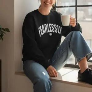 여성 라운드넥 롱슬리브 레터링 프린팅 캐주얼 맨투맨