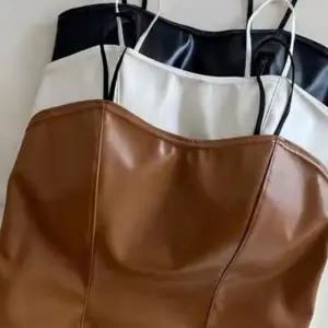 여성 세트 3종 크롭 패드 끈 내장 캡 나시 탑