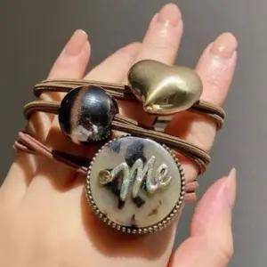 헤어 개 세트 머리 예쁜 데일리 끈 포니테일 10 고무줄