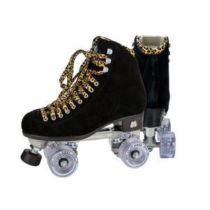 여성용 목시 팬서 롤러 스케이트 - 스웨이드 부츠, 드리렉스 안감, 다용도의 부드러운 쿠셔닝 휠을 갖춘 내구성 높은 하이탑 디자인