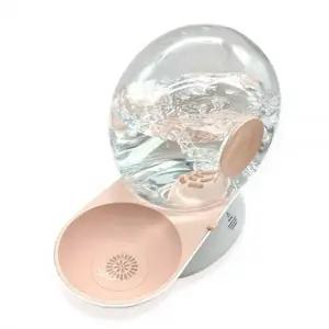 모모펫 강아지급수기 달팽이 반자동 급수기 (베이비핑크)