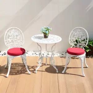 야외 테이블 세트 야외용 발코니 철제 옥상 원형