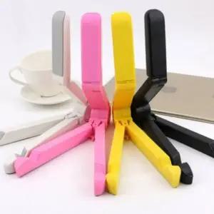 (색상 랜덤배송)휴대용 각도조절 미니 휴대폰 핸드폰 거치대