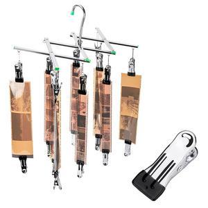 JJC 35MM 120 필름 건조 걸이 135 프레임 네거티브와 부드러운 행거 호환 10개의 방풍 4X5 스틸 클립, 없음, 스테인리스 긁힘 랙, 접이식