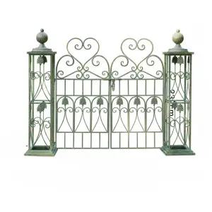 전원주택대문 철제 엔틱 전원주택 별장 전원 입구