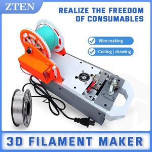 3D 프린팅 필라멘트 제조기 데스크탑 마이크로 사출 플라스틱 실크 PET 병 메이커 압출기