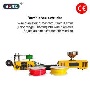 3D 인쇄 필라멘트 용 HT400 데스크탑 압출기 자동 와이어 직경 제어 권선 1.75mm 3mm 속도 조절 가능