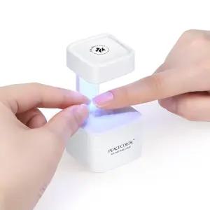 젤 네일용 피스컬러 미니 UV 라이트 U V 네일 램프 드라이어 2 타이머 모드 폴리쉬 홈 살롱용 빠른 경화