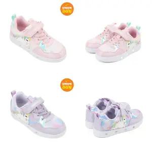 [다이노솔즈](대구신세계)[토박스][다이노솔즈] 스위트 유니콘 키즈 LED운동화 DNYCG1TSSU11