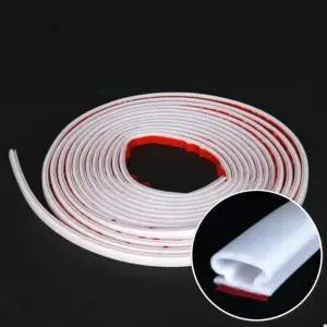 ( )현관문 문틈막이 고무패킹 바람막이 방음 방풍 화이트 6m