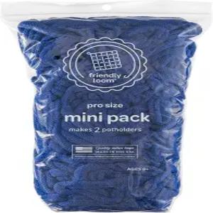 해리스빌 친근한 직조기 디자인 10인치 프로 사이즈 블루 포트홀더 직조 루프 크래프트 2 코튼