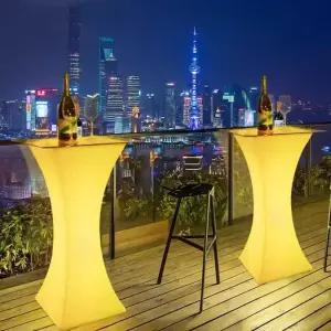 루프탑 테이블 LED 스탠딩 허리 인테리어 클럽 카페 업소용