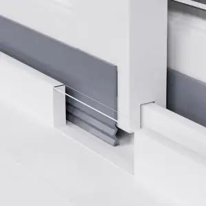 현관 방풍 테이프 창문틈새막이 실리콘 문풍지 차단 2m 바람막이