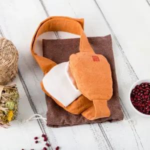 턱관절찜질팩 갓샵 턱관절 팥 찜질팩 온열 찜질 팩/황토 천연염색