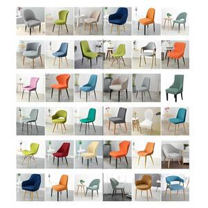 리울라이파 맞춤 스트레치 다이닝 룸 의자 모던 슬립커버, 불규칙 보호대 뒷면, 포함 팔 바 원형 회전 스툴 커브드 2/4 주방 커버