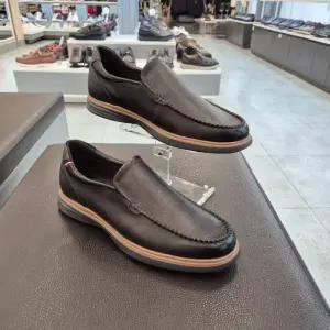 엘칸토 HC11 소가죽 남성화 초경량 세미케주얼 슬립온  Y0T6U43Q985