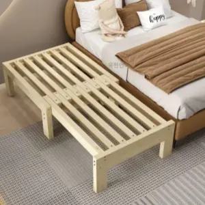 원목 평상 확장 침대연장 베드 매트리스 길이조절 깔판 침대