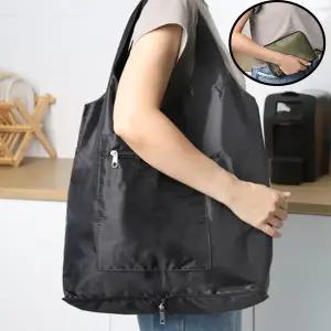 접이식장바구니 휴대용 폴딩 접이식 이동식 접는 초경량 방수 포켓 장바구니 쇼핑 백 봉투