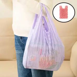 늘어나는장바구니 일본 미니 작은 소형 휴대용 매직 접는 주름 장바구니 쇼핑 백 가방 봉투