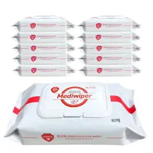 메디와이퍼 물티슈 80매 10개입 손세정