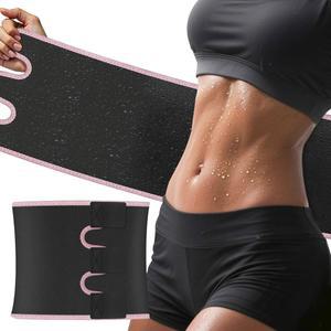 SHANGUANG 여성용 남성용 허리 트레이너, 땀 복부 스웨트 지방 트레이너 밴드, 트리머 벨트, 위용