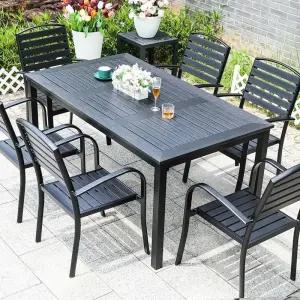 야외 테이블 테라스 세트