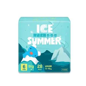 [온누리상품] [페넬로페] 씬씬씬 아이스 썸머 팬티 빅형 28매1팩 남여공용