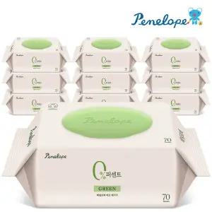 [온누리상품] [페넬로페] 0퍼센트 그린 캡형 70매10팩