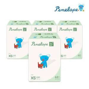 [온누리상품] [페넬로페] 씬씬씬 플러스 밴드 기저귀 신생아 62매4팩