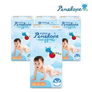 [온누리상품] [페넬로페] 뉴 미라클 올데이 밴드기저귀 소형 52매4팩 남여공용