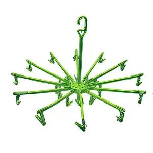 국산 양말 속옷 빨래집게 걸이 건조대 특대 24구 빨래줄 접이식