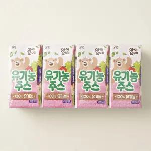 남양유업 아이꼬야 베이비주스 사과포도 120ml * 4입