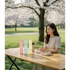 (타입 4종세트)휴대용 커트러리 젓가락 수저통 도시락용