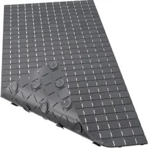 Hargiis 미끄럼 방지 욕조 매트 샤워 빠른 건조 발 수세미 욕조용 바닥 욕실 주방 가정 호텔(회색