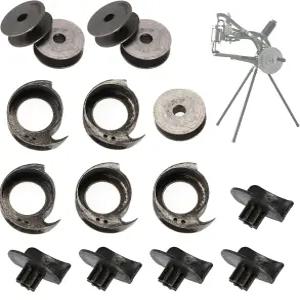 헤비 듀티 핸드 재봉틀용 가죽 코블러 재봉틀 교체용 15개 부착 키트 BEAMNOVA 세트