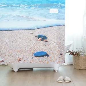 아날로그샌드 국내생산 욕실 방수 샤워 커튼 패브릭 가림막 가리개 파티션