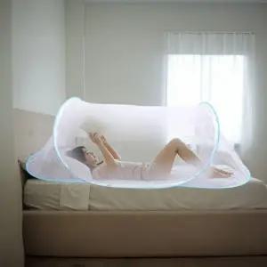 (색상 단일옵션)침대 모기장 원터치 야외 휴대용 아기방 원형 방충망