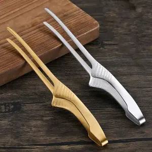 고기집게도구 스테인레스집게 캠핑용 캠핑바베큐집게